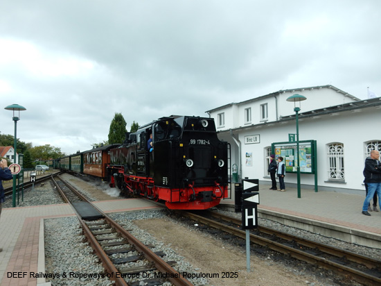 Rasender Roland Rügensche Bäderbahn RüBB Eisenbahn Rügen Deutschland Lauterbach Putbus Binz Sellin Baabe Göhren