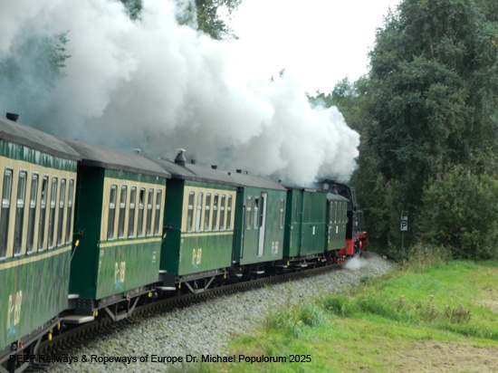 Rasender Roland Rügensche Bäderbahn RüBB Eisenbahn Rügen Deutschland Lauterbach Putbus Binz Sellin Baabe Göhren