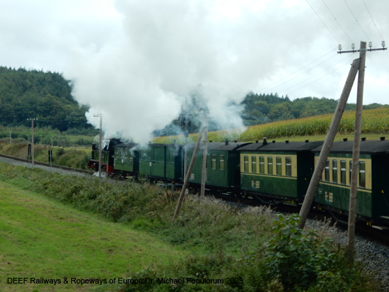 Rasender Roland Rügensche Bäderbahn RüBB Eisenbahn Rügen Deutschland Lauterbach Putbus Binz Sellin Baabe Göhren