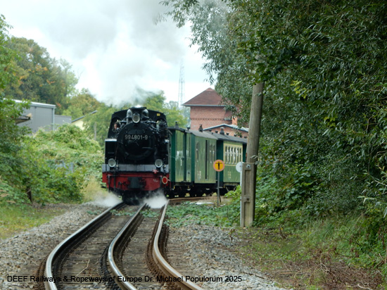 Rasender Roland Rügensche Bäderbahn RüBB Eisenbahn Rügen Deutschland Lauterbach Putbus Binz Sellin Baabe Göhren