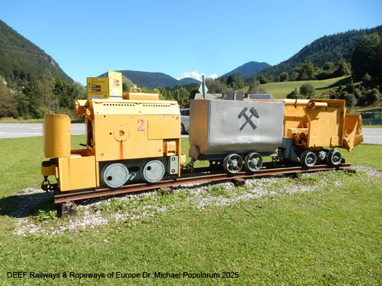 Salzbergwerk Berchtesgaden Grubenbahn Stollen Bayern
