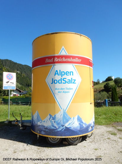 Salzbergwerk Berchtesgaden Grubenbahn Stollen Bayern