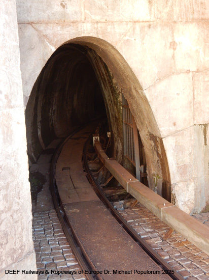 Salzbergwerk Berchtesgaden Grubenbahn Stollen Bayern