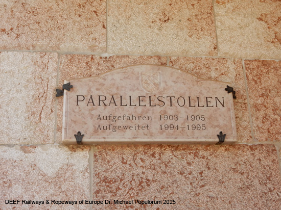 Salzbergwerk Berchtesgaden Grubenbahn Stollen Bayern