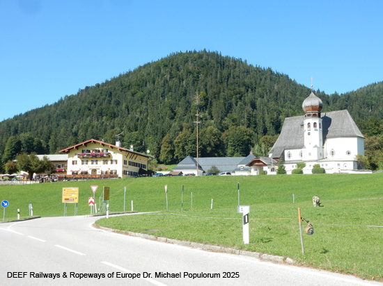 Salzbergwerk Berchtesgaden Stollenweg Stollen Bergbau Bayern Deutschland