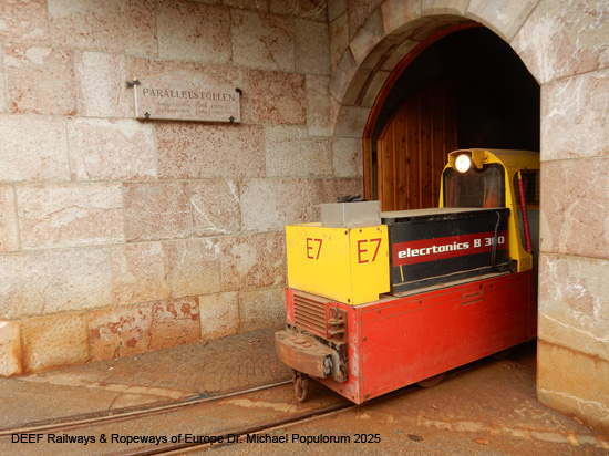 Salzbergwerk Berchtesgaden Stollenweg Stollen Bergbau Bayern Deutschland