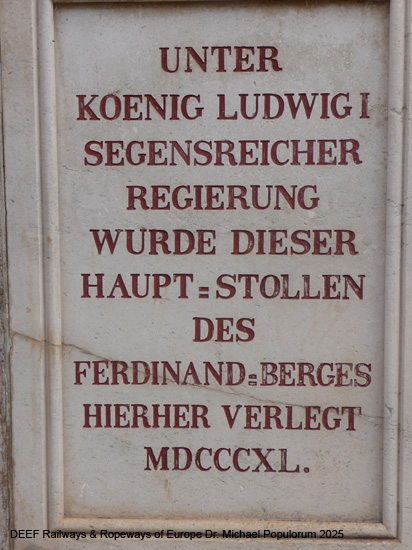 Salzbergwerk Berchtesgaden Grubenbahn Stollen Bayern