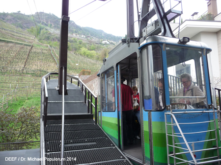 Seilbahn Bozen Jenesien Pendelbahn Südtirol
