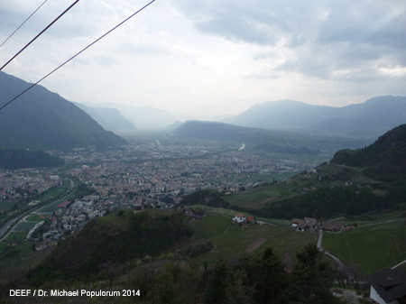 Seilbahn Bozen Jenesien Pendelbahn Südtirol
