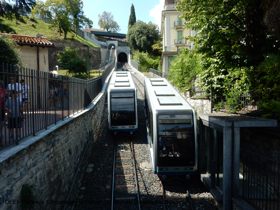 Sasselina Standseilbahn Tessin Schweiz Funicolare Lugano Città–Stazione FFS Ticino