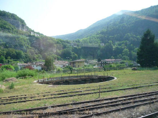 Valsuganabahn Eisenbahn Trient Bassano del Grappa Venedig Ferrovia Valsugana Trento Trentino Italien