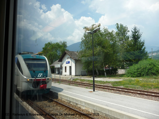 Valsuganabahn Eisenbahn Trient Bassano del Grappa Venedig Ferrovia Valsugana Trento Trentino Italien