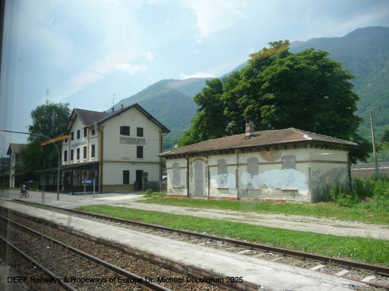 Valsuganabahn Eisenbahn Trient Bassano del Grappa Venedig Ferrovia Valsugana Trento Trentino Italien