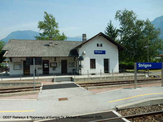 Valsuganabahn Eisenbahn Trient Bassano del Grappa Venedig Ferrovia Valsugana Trento Trentino Italien