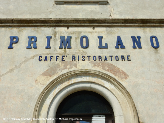 Valsuganabahn Eisenbahn Trient Bassano del Grappa Venedig Ferrovia Valsugana Trento Trentino Italien