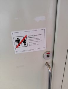 ÖBB S-Bahn WC defekt