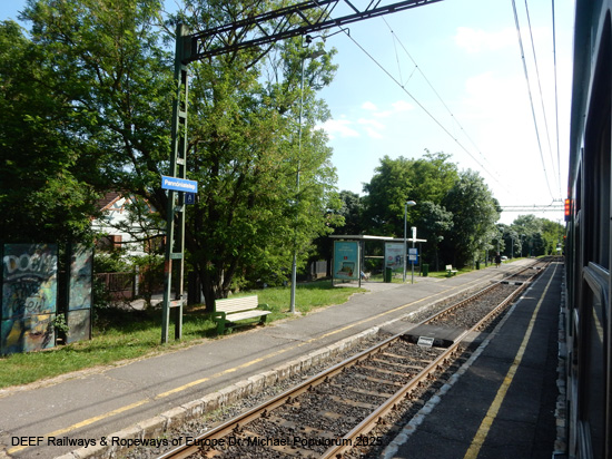 Budapest HEV Eisenbahn H5 Eisenbahn Szentendre Ungarn