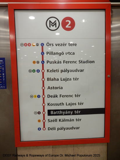 Budapest HEV Eisenbahn H5 Eisenbahn Szentendre Ungarn