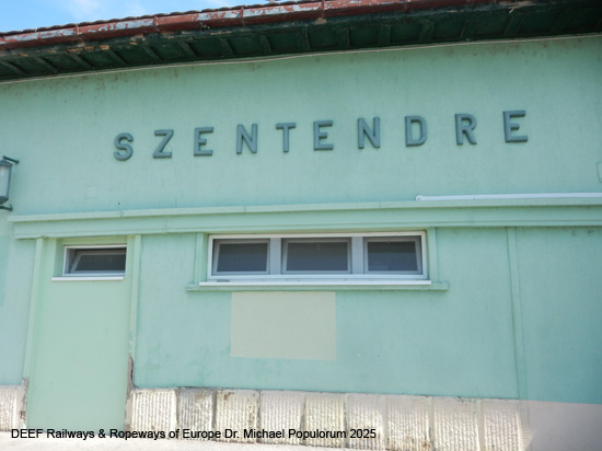 Budapest HEV Eisenbahn H5 Eisenbahn Szentendre Ungarn