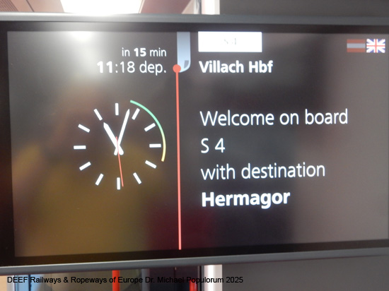 Gailtalbahn Eisenbahn Villach Arnoldstein Hermagor Kötschach-Mauthen Kärnten ÖBB