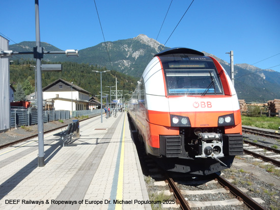 Gailtalbahn Eisenbahn Villach Arnoldstein Hermagor Kötschach-Mauthen Kärnten ÖBB