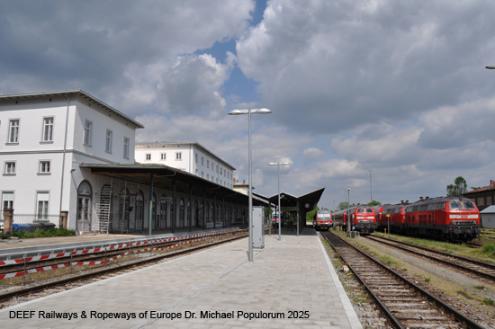 Eisenbahnstrecke Mühldorf Simbach am Inn SOB Bayern Deutschland