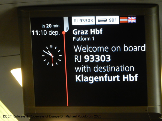 Koralmbahn Eröffnungsfeier 2025 Premierenfahrt