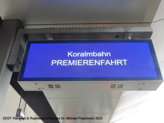Koralmbahn Eröffnungsfeier 2025 Premierenfahrt
