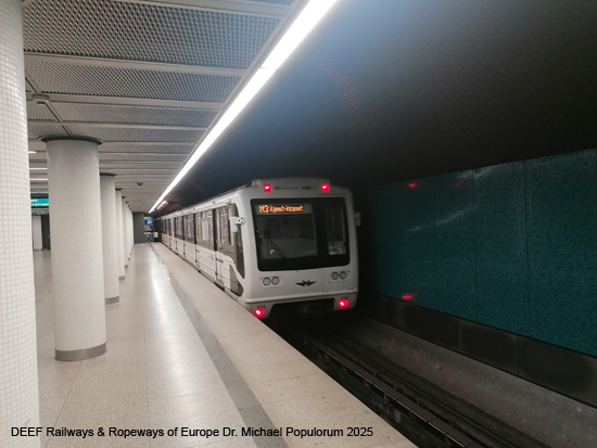 Metro Budapest U-Bahn Ungarn