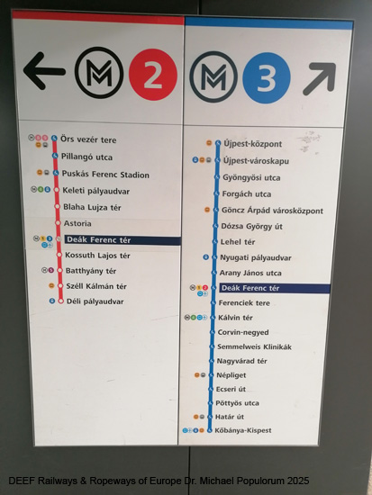 Metro Budapest U-Bahn Ungarn