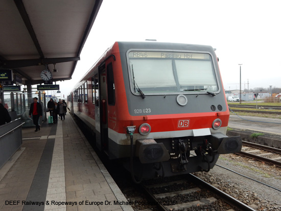 Rottalbahn Eisenbahn Passau Pocking Pfarrkirchen Neumarkt St. Veit Mühldorf Bayern
