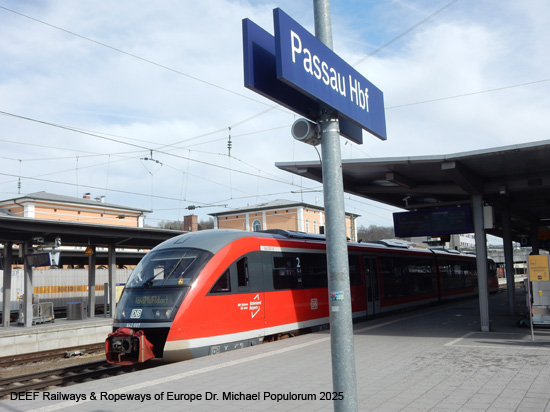 Rottalbahn Eisenbahn Passau Pocking Pfarrkirchen Neumarkt St. Veit Mühldorf Bayern