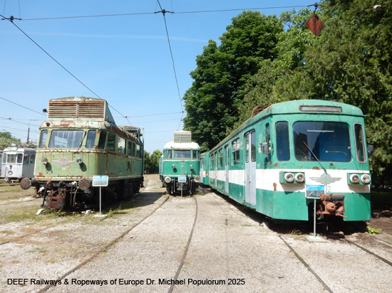 Verkehrsmuseum Szentendre Öffentlicher Nahverkehr ÖPNV Budapest Városi Tömegközlekedési Múzeum Ungarn