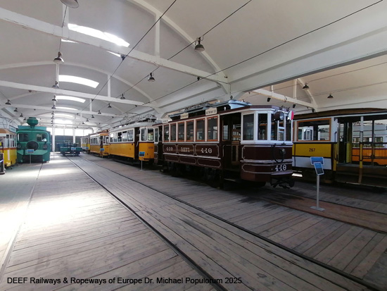 Verkehrsmuseum Szentendre Öffentlicher Nahverkehr ÖPNV Budapest Városi Tömegközlekedési Múzeum Ungarn
