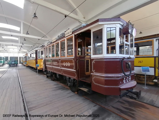 Verkehrsmuseum Szentendre Öffentlicher Nahverkehr ÖPNV Budapest Városi Tömegközlekedési Múzeum Ungarn