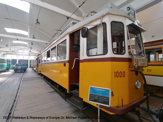 Verkehrsmuseum Szentendre Öffentlicher Nahverkehr ÖPNV Budapest Városi Tömegközlekedési Múzeum Ungarn