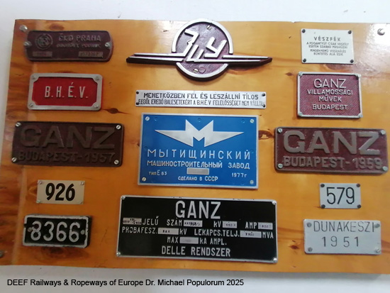 Verkehrsmuseum Szentendre Öffentlicher Nahverkehr ÖPNV Budapest Városi Tömegközlekedési Múzeum Ungarn