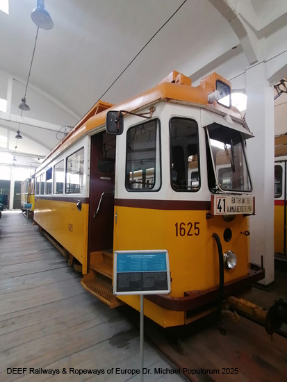 Verkehrsmuseum Szentendre Öffentlicher Nahverkehr ÖPNV Budapest Városi Tömegközlekedési Múzeum Ungarn