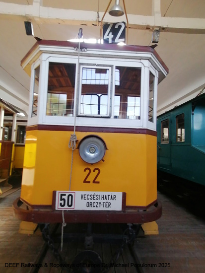 Verkehrsmuseum Szentendre Öffentlicher Nahverkehr ÖPNV Budapest Városi Tömegközlekedési Múzeum Ungarn