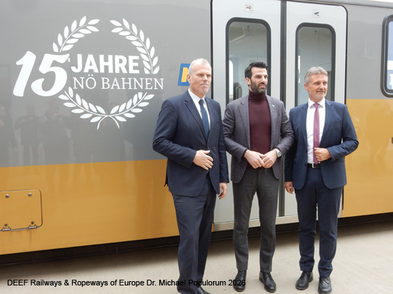 15 Jahre Niederösterreich Bahnen Jubiläum 2025 NÖVOG
