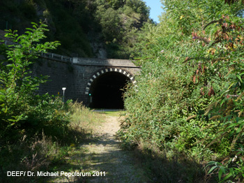 Alte Brennerbahn Wanderung Bozen-Waidbruck Eisenbahn Südtirol Eisenbahn-Archäologie