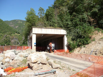 Brennerbahn Bozen-Waidbruck Eisenbahn-Archäologie Südtirol Tunnel