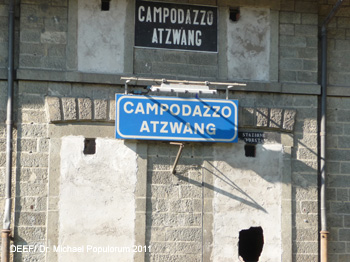 Brennerbahn Bozen-Waidbruck Eisenbahn-Archäologie Südtirol Tunnel