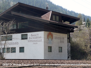 Brennerbahn Wanderung Brenner Gossensass Brennerbad