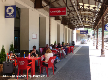 Brennerbahn Eisenbahn Archäologie Exkursion Bozen-Waidbruck Südtirol