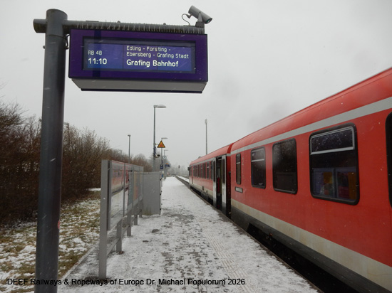 Filzenexpress Eisebahn Strecke Grafing Ebersberg Wasserburg SOB S-Bahn München Bayern