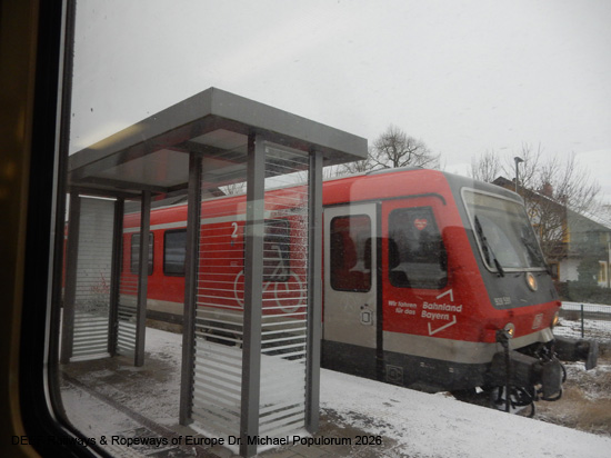 Filzenexpress Eisebahn Strecke Grafing Ebersberg Wasserburg SOB S-Bahn München Bayern