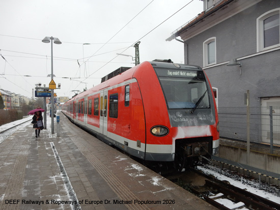 Filzenexpress Eisebahn Strecke Grafing Ebersberg Wasserburg SOB S-Bahn München Bayern