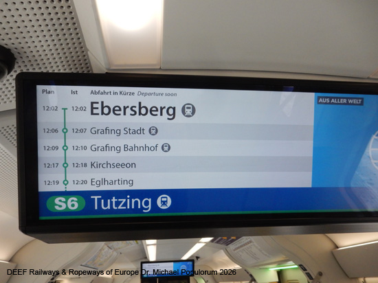 Filzenexpress Eisebahn Strecke Grafing Ebersberg Wasserburg SOB S-Bahn München Bayern