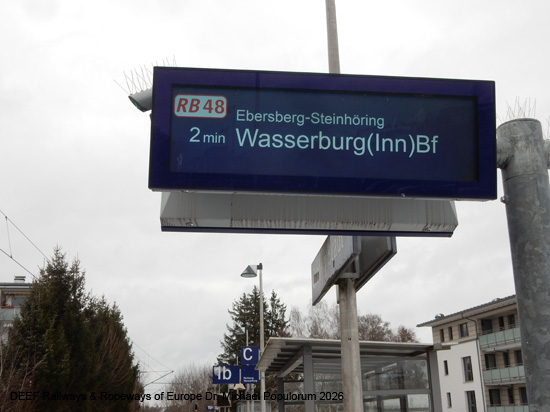 Filzenexpress Eisebahn Strecke Grafing Ebersberg Wasserburg SOB S-Bahn München Bayern